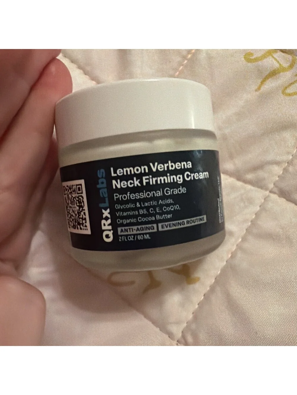 Lemon Verbena Neck Firming Cream - Lift & Tighten Loose, Wrinkled Skin - 2 fl oz